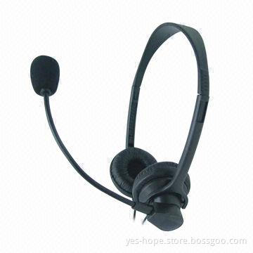 Professional Call Center Headset with Stylish Design, Lightweight, Durable